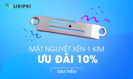 mặt nguyệt xén 1 kim